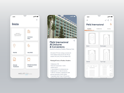 App MICE Cuba adobe xd app beach business cuba design hotels ios logo map professional travel agency
