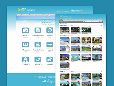 Web Travel Professionals Melia Cuba beach cuba design web web design website