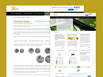 Web BCC bank cuba design website