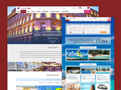 Web Travelnet Cuba beach car cuba design hotel hotel booking houses offers sun travel vacations website