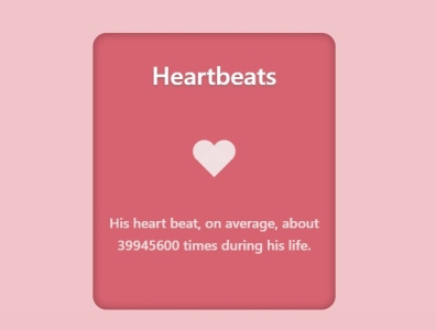 Heartbeats design heart