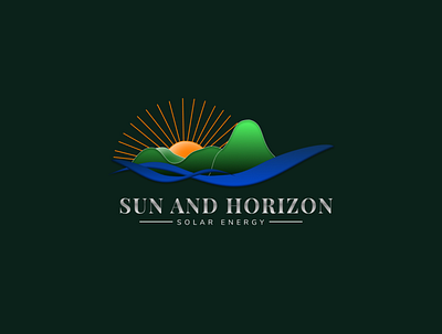 Sun and Horizon II horizon logo sun