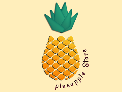Pineapple Store branding graphic design pineapple store