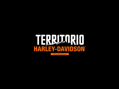 Territorio Harley-Davidson brand identity graphic design logo