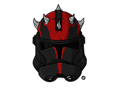 Darth Maul x Clone Trooper branding clone trooper darth maul design illustration illustrator logo star wars