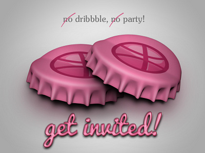 Get Invited! draft dribbble invite party