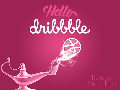 Dribbble Hello design illustration logo ui ux design vecor