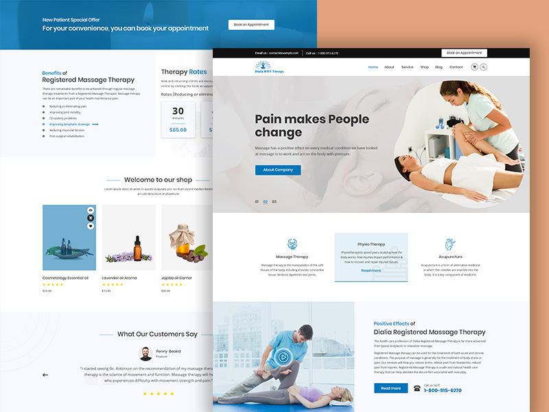 Registered Massage Therapy Template therapy center therapy shop physiotherapy medicalmassage massagetherapy massagecenter massage aromatherapy
