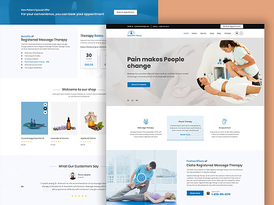 Registered Massage Therapy Template aromatherapy massage massagecenter massagetherapy medicalmassage physiotherapy shop therapy therapy center