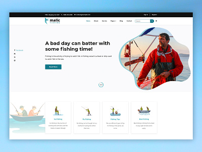 Fishing & Hunting Club template