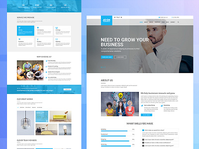 Business Template agency business business agency clean creative design uiux