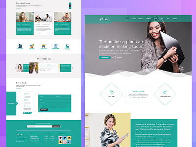 business template design