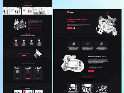 business template design