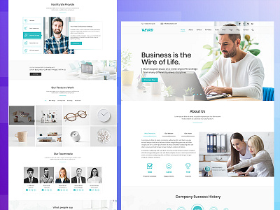 business template agency business business agency clean creative design uiux