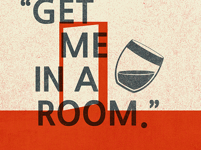 Get Me In A Room don draper fan art illustration mad men quote thunderbolt typography wallpaper whisky