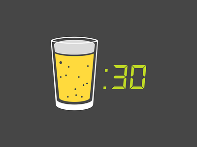 What time it is? beer illustration
