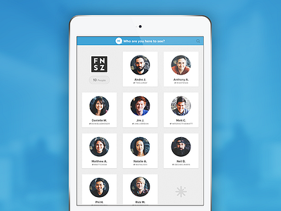 Company Directory iPad App