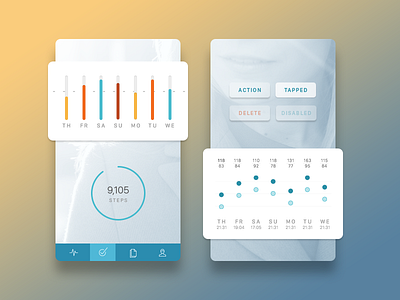 Health App Aesthetic Concept