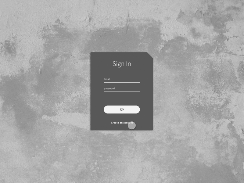 Flipside login by Elizabeth Heywood on Dribbble