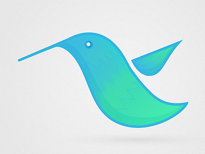Hummingbird bird design gradient hummingbird identity illustration illustrator logo uber vector