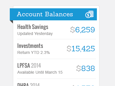 Account Balances balance my account