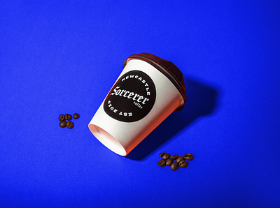 Sorcerer Coffee Cup branding coffee design flat lighting logo minimal product photography vector