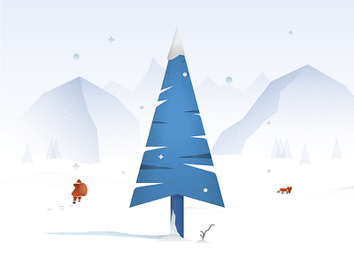 Christmas Time design flat illustration minimal vector