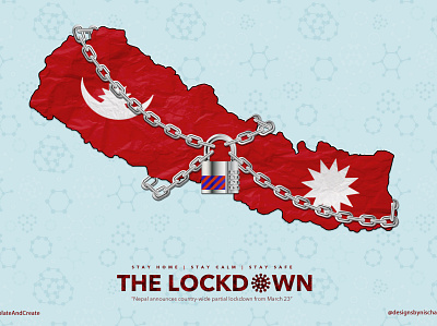 Nepal is locked down! corona graphic lockdown photoshop staysafe