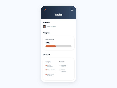 Praxus - Mobile Task View coaching coplex mobile task list task manager tasks training