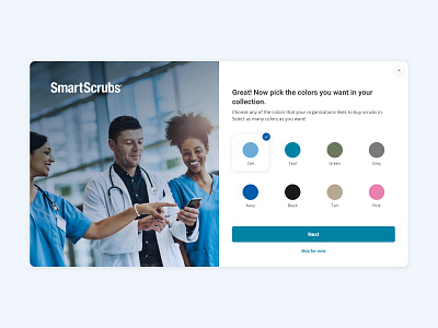 SmartScrubs - Select Colors blue coplex doctor ecommerce medical scrubs