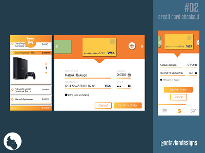 #DailyUI 002 | Credit Card Checkout app apps beginner branding credit card dailyui002 design ecommerce flat hire me icon practice shopping type ui ux vector web website weeklyui
