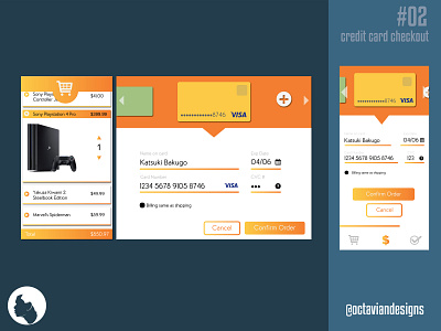 #DailyUI 002 | Credit Card Checkout