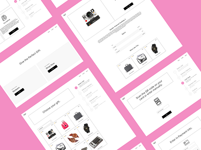 Premium Gifting Platform - Overview clean design ecommerce flat gifting minimal ui ux web design