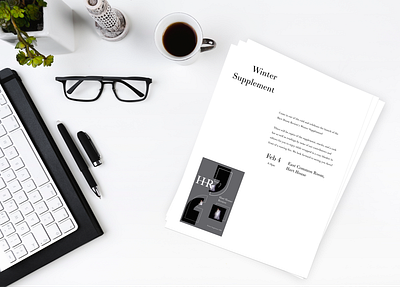 The Hart House Review - Micro Case Study on branding branding clean design flat journal minimal poster print typography
