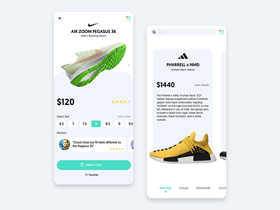 Premium Sneaker Collection App adidas android app android app design branding clean ui design ios app design light theme light ui modern design modernism nike shoes sneaker sneakers user interface