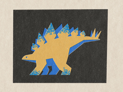 Stego design dinosaur illustration stegosaurus texture