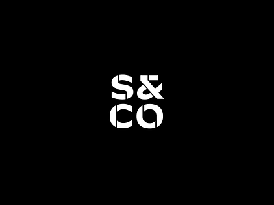 suade & co. logo monogram stencil