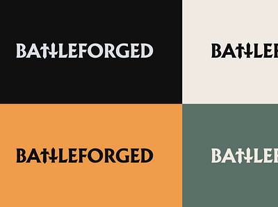 Battleforged branding logo