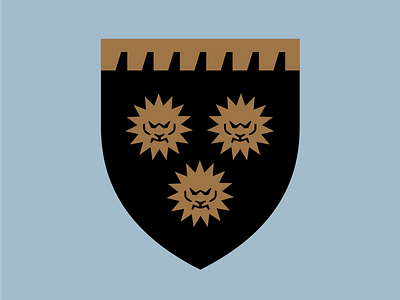 Battleforged lion shield branding design illustration logo
