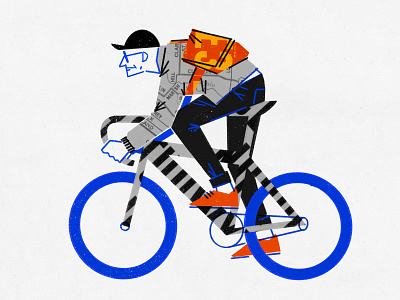 Cyclist illustration