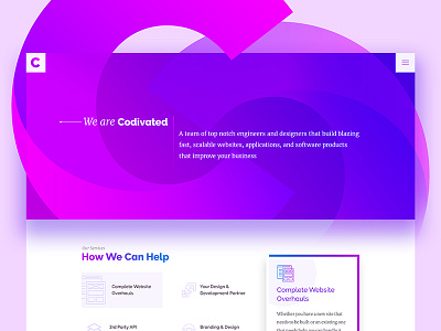 Codivated - Homepage