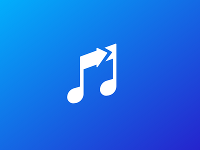 Music Icon for Nextunes icon music quaver vector