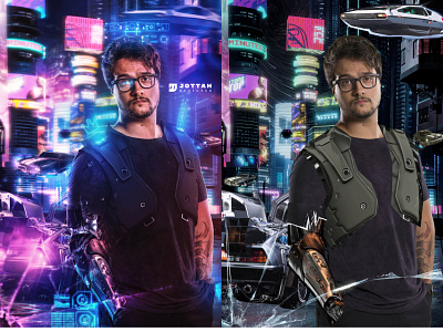 Finish | Start, ´´Cyberpunk`` art artwork color design illustration ilustração manipulation poster poster art thumbnail