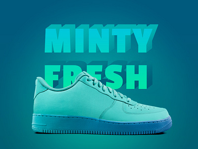 Minty Fresh branding design dpcreates lettering logotype sneakers sports typography