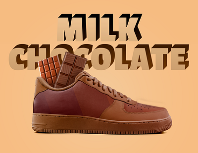Milk Chocolate design dpcreates illustration lettering logotype sneakers sports typography