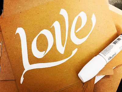 All We Need Is Love calligraphy calligraphy artist calligraphy logo darold pinnock dpcreates lettering logo logotype love typography