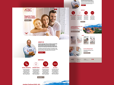 New Web Design darold pinnock dental design dpcreates typography ui web design website xd design