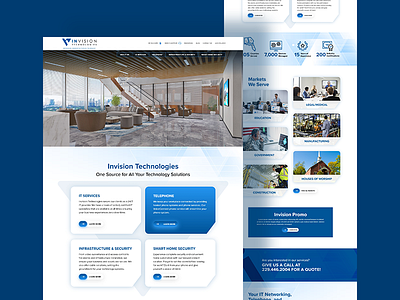 New Web Design darold pinnock design dpcreates tech tech company ui web design website