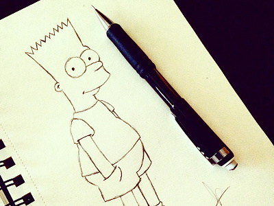 Bart Simpson | My Character Sketch