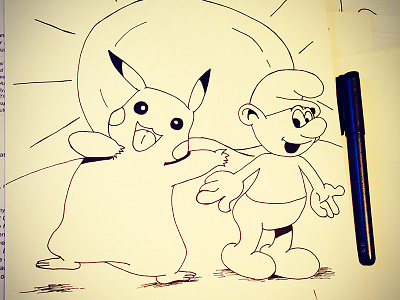 Characters cartoon character design comics darold pinnock dpcreates my character sketch pokemon smurfs tom and jerry